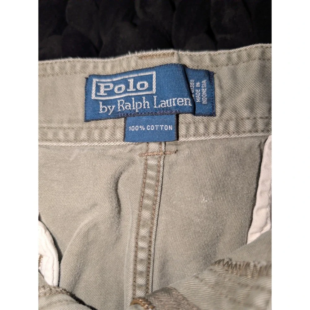 Polo Ralph Lauren Vintage Cargo Shorts Khaki Sage Men's Size 34